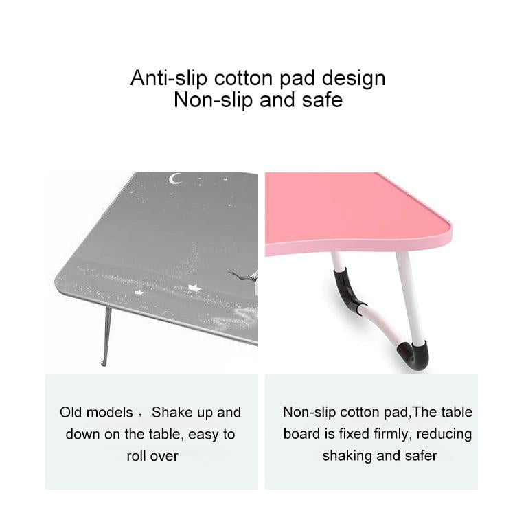 Adjustable Folding Laptop Desk with Non-slip W-shaped Legs - Portable and Compact - Hcb5116F