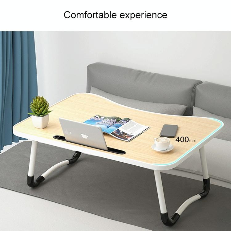Adjustable Folding Laptop Desk with Non-slip W-shaped Legs - Portable and Compact - Hcb5116F