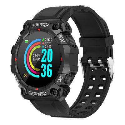 1.3 Inch Colour Round Screen Sport Smart Watch Support Heart Rate / Multi-Sports Mode - Green