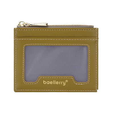 Light & Thin Card Bag Multifunctional Coin Purse - Brown