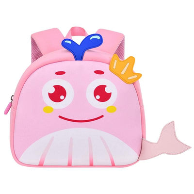 Kids' Anti-lost School Bag - Secure & Stylish - Pink Cat Medium