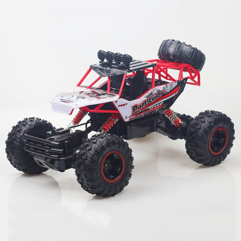 37cm Remote Control Bigfoot Climbing Car - 1 12 Alloy 4wd Cross-country Toy - Green