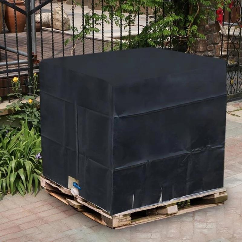 Water Tank Sunscreen Dust Cover - 1000l Capacity 210d Oxford Cloth - Green
