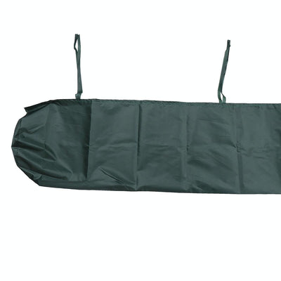 Waterproof Retractable Roller Blind Awning Cover - 3.5m Length Dustproof Protection - Green