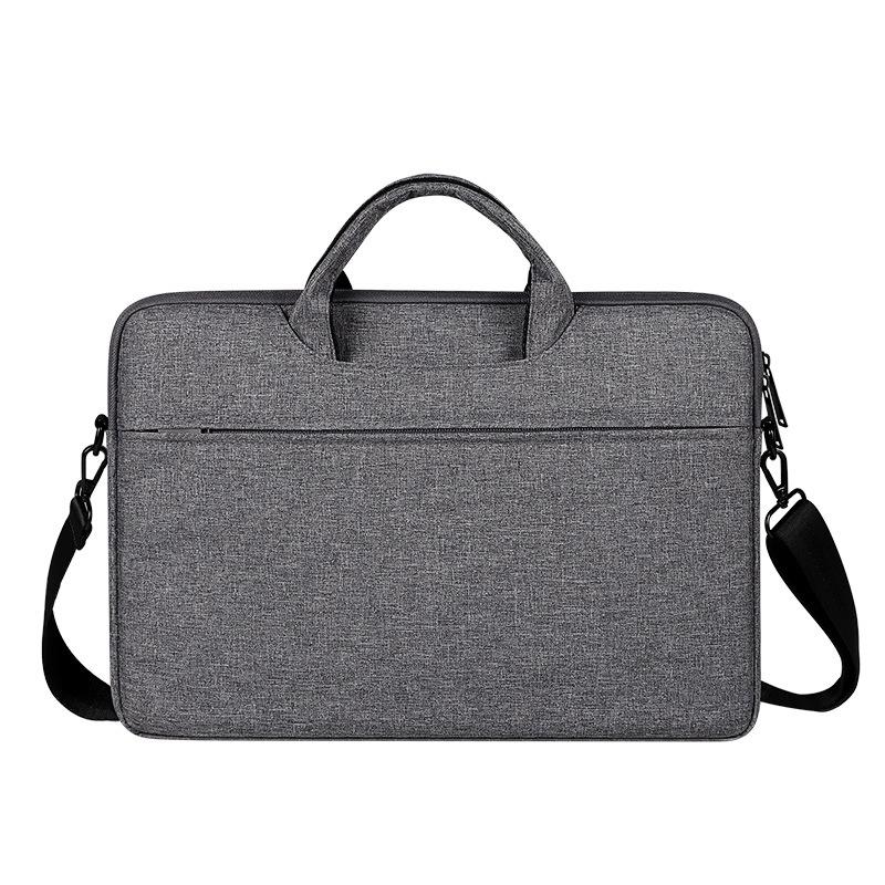 13.3 Inch Hidden Portable Strap One-shoulder Handbag - Waterproof Oxford Cloth - Dark Gray