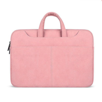 Waterproof Portable One-shoulder Handbag for 13.3 Laptops with Strap & Magic Stick - Dark Gray