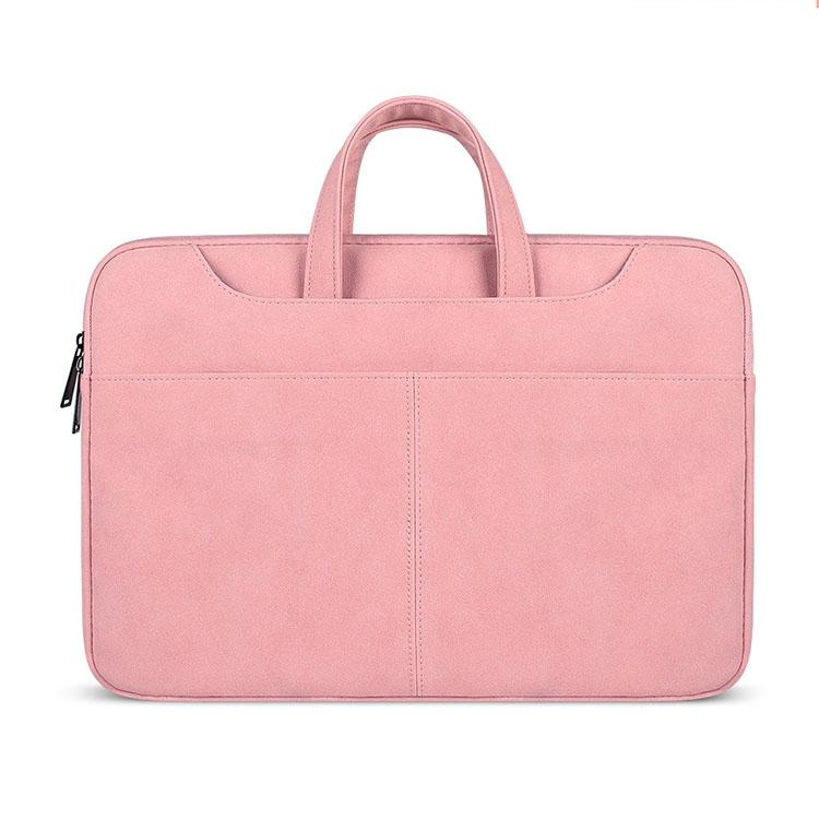 Waterproof Portable One-shoulder Handbag for 13.3 Laptops with Strap & Magic Stick - Dark Gray