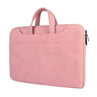 Waterproof Portable One-shoulder Handbag for 13.3 Laptops with Strap & Magic Stick - Dark Gray