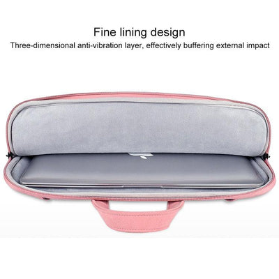 Waterproof Portable One-shoulder Handbag for 13.3 Laptops with Strap & Magic Stick - Dark Gray