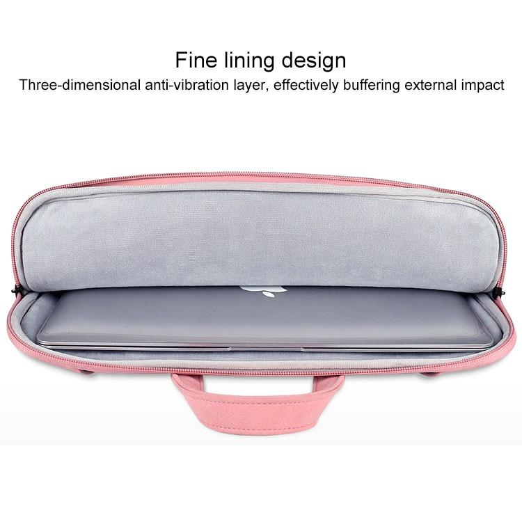Waterproof Portable One-shoulder Handbag for 13.3 Laptops with Strap & Magic Stick - Dark Gray