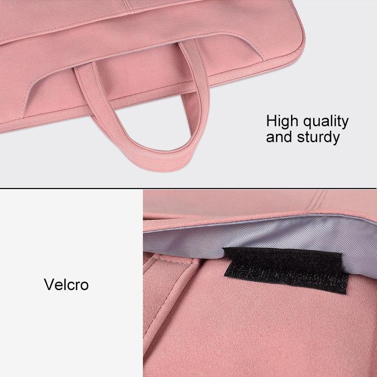Waterproof Portable One-shoulder Handbag for 13.3 Laptops with Strap & Magic Stick - Dark Gray