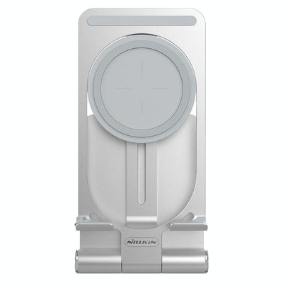 15W Foldable Wireless Charger & Phone Holder - Dark Gray