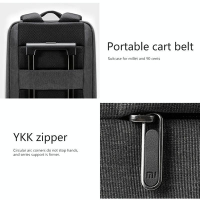 15.6-inch Waterproof Laptop Backpack - Dark Gray