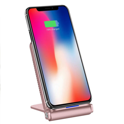 5W Fast Charging Qi Wireless Charger Pad - Rose Gold