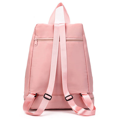 Vibe Geeks Water Resistantion Sports Backpack Gym Bag with Shoes Compartment - Green