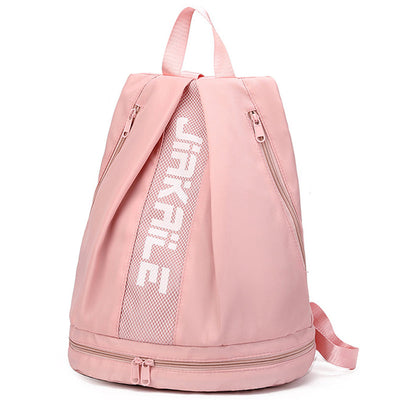 Vibe Geeks Water Resistantion Sports Backpack Gym Bag with Shoes Compartment - Purple