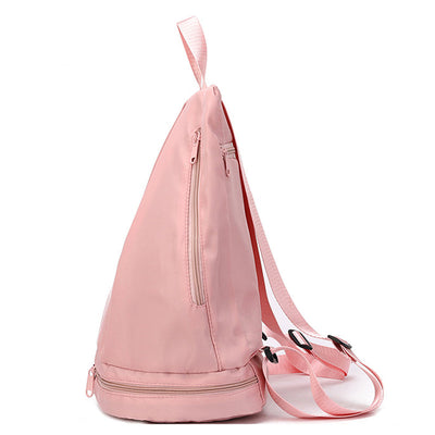 Vibe Geeks Water Resistantion Sports Backpack Gym Bag with Shoes Compartment - Purple