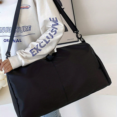 Vibe Geeks Large Capacity Dry and Wet Separation Wear-resistant Sports Fitness Storage Bag - Blue