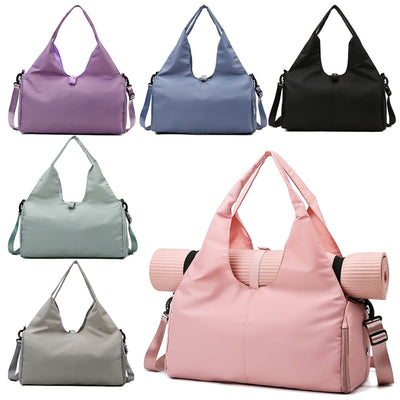 Vibe Geeks Large Capacity Dry and Wet Separation Wear-resistant Sports Fitness Storage Bag - Green