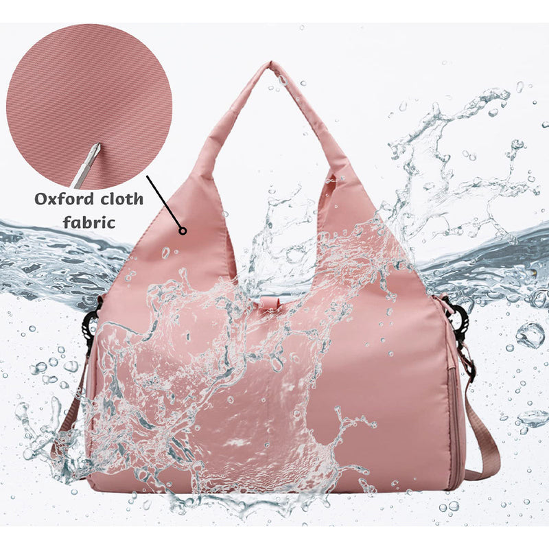 Vibe Geeks Large Capacity Dry and Wet Separation Wear-resistant Sports Fitness Storage Bag - Purple