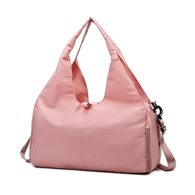 Vibe Geeks Large Capacity Dry and Wet Separation Wear-resistant Sports Fitness Storage Bag - Purple