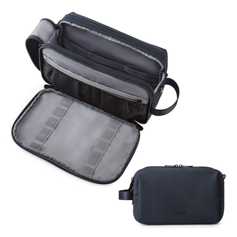 Vibe Geeks Water Resistant Travel Toiletry Organizer Bag - Grey