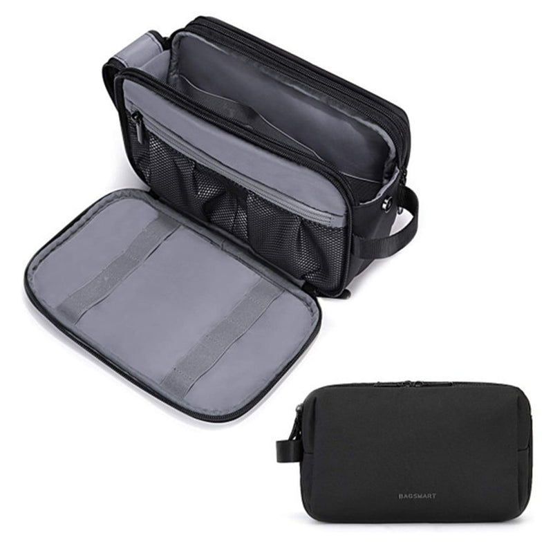 Vibe Geeks Water Resistant Travel Toiletry Organizer Bag - Navy