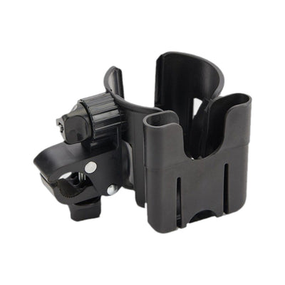 Vibe Geeks Convenient 2-in-1 Stroller Cup and Phone Holder for On-the-go Parenting - Black