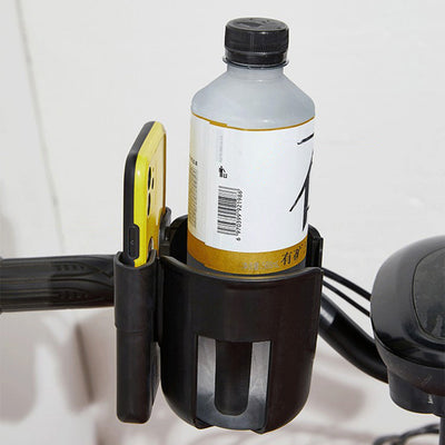 Vibe Geeks Convenient 2-in-1 Stroller Cup and Phone Holder for On-the-go Parenting - White