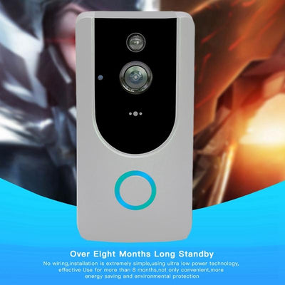Smart Wifi Video Doorbell With Night Vision - Remote Monitoring