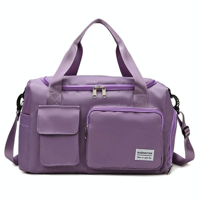 Compact Waterproof Gym Bag for Travel - Size s - Light Purple