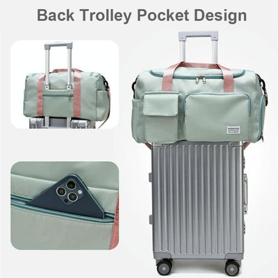 Compact Waterproof Gym Bag for Travel - Size s - Light Purple