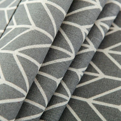 Universal Cotton Linen Microwave Dust Cover - Grey Dandelion