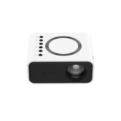 Portable Mini Projector For Home Use - Compatible With Mobile Devices - Black