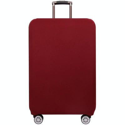 Stretch Luggage Protective Cover - Durable & Dust-Proof - Size M - Orange Red