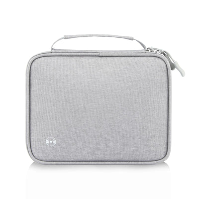 Passport Wallet With Handle Document Organizer & Card Holder - Grey