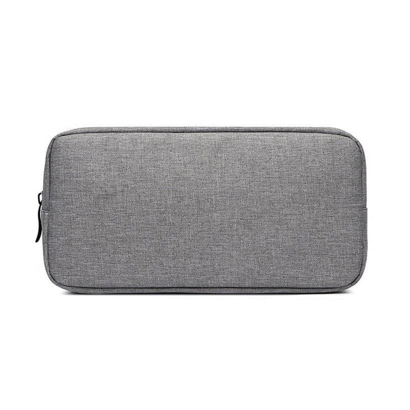 Versatile Headphone Charger & Data Cable Storage Bag - 23 x 11.5 x 5.5cm - Grey