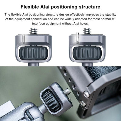 Adjustable Magic Arm Mount For Slr Camera - Grey