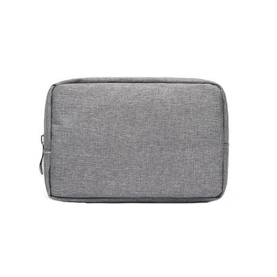 Versatile Headphone Charger & Data Cable Storage Bag - 17 X 11.5 X 5.5Cm - Grey
