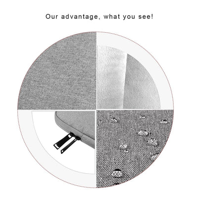 Universal Oxford Cloth Laptop Tablet Bag - 14-15.4 Inch - Business Inner Package - Grey