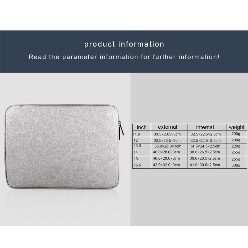 Universal Oxford Cloth Laptop Tablet Bag - 14-15.4 Inch - Business Inner Package - Grey
