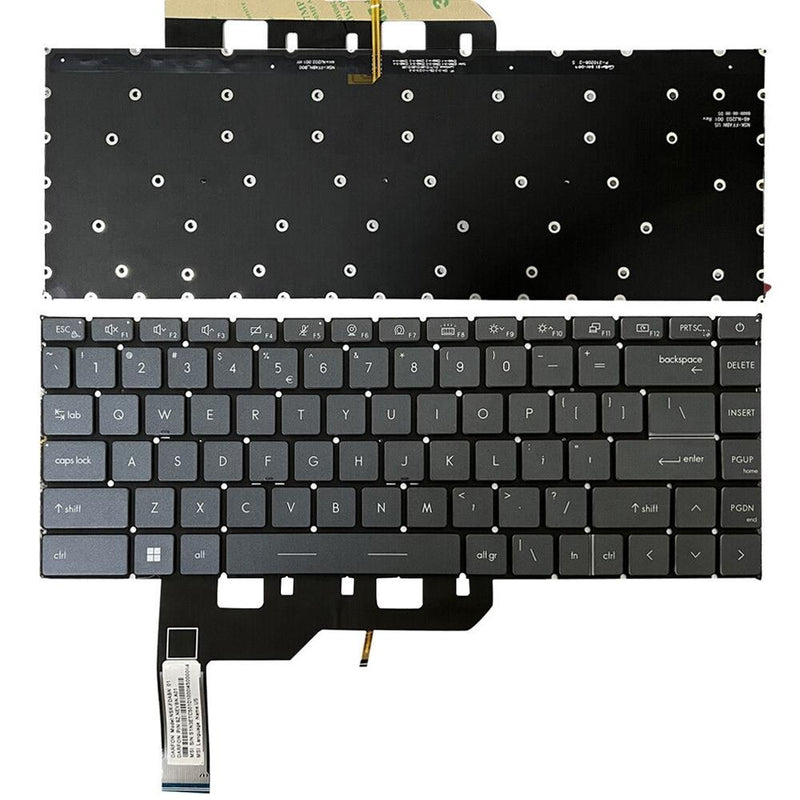 Backlit Laptop Keyboard for Msi Ge66 Raider / Gp66 / Gs66