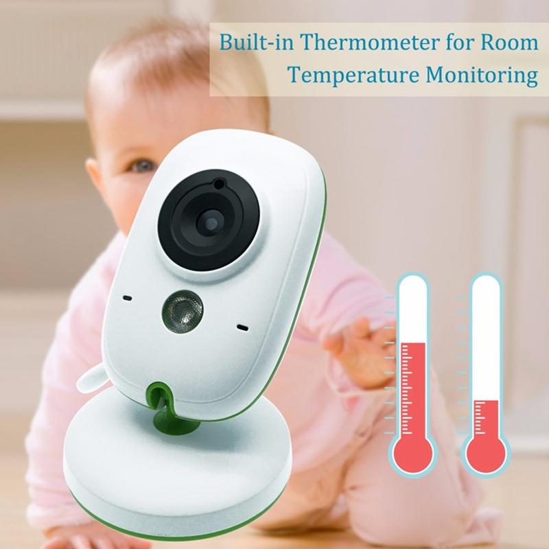 2.4 Wireless Baby Monitor With Lcd Night Vision & Two-Way Talk - Grey