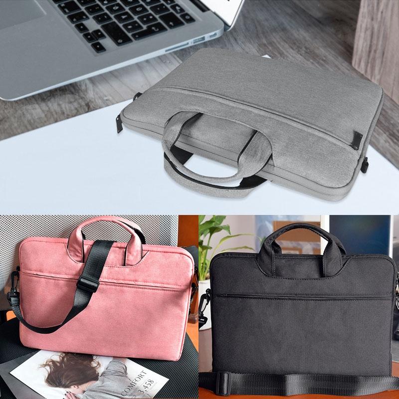 13.3 Inch Hidden Portable Strap One-shoulder Handbag - Waterproof Oxford Cloth - Light Grey
