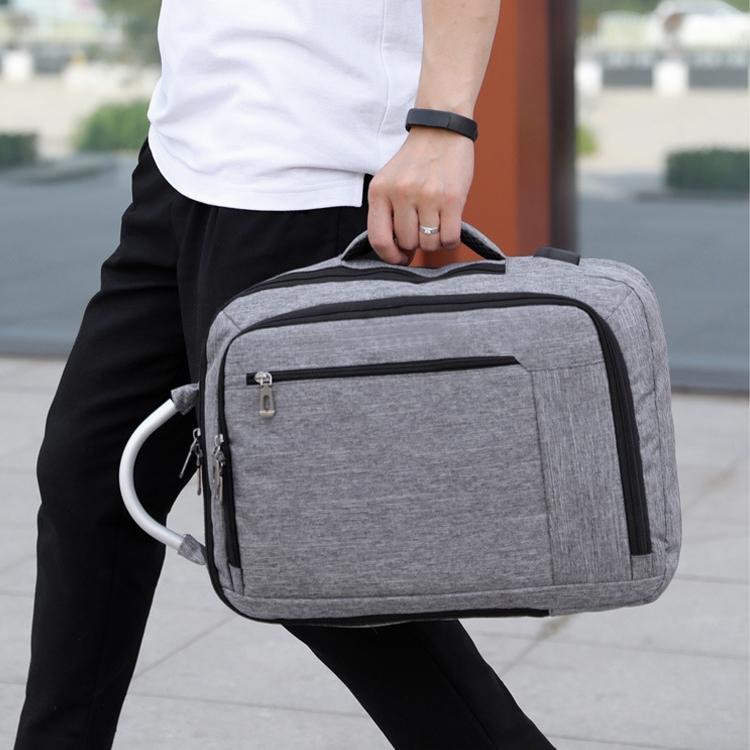 Multifunctional Oxford Laptop Backpack - Cxs-620 - Light Grey