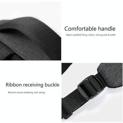 15.6-inch Waterproof Laptop Backpack - Light Grey