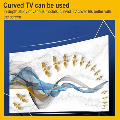 52 Inch Dust-Proof Tv Cover For Household Use - Cat Paw