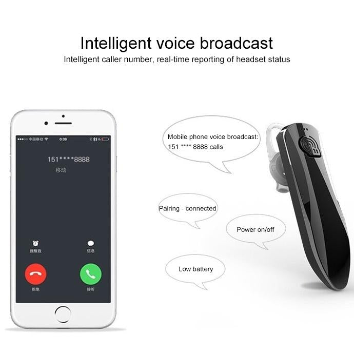 Mini Wireless Sport Bluetooth Headset - Universal Gold