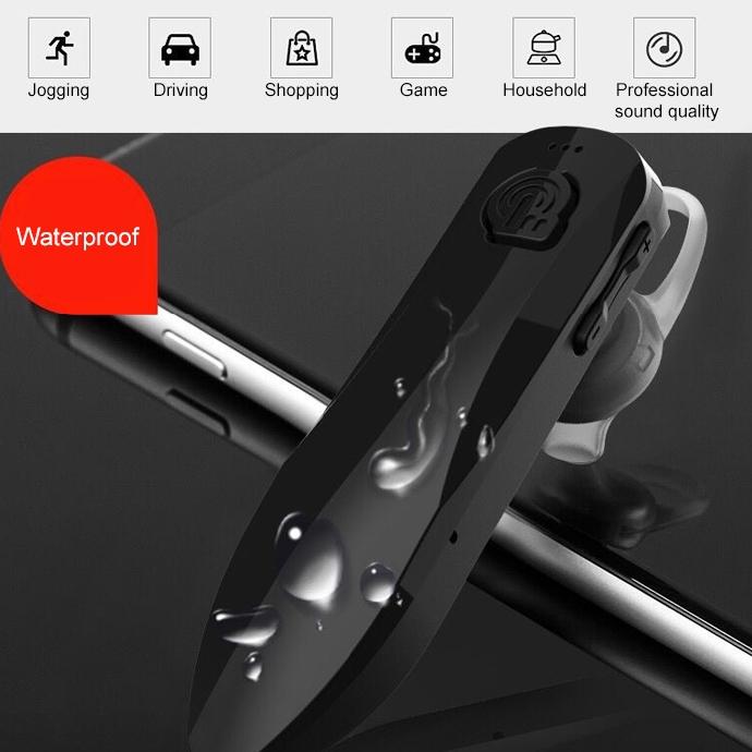 Mini Wireless Sport Bluetooth Headset - Universal Gold
