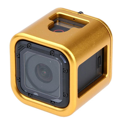 Aluminum Protective Cage For Gopro Session Cameras - Gold